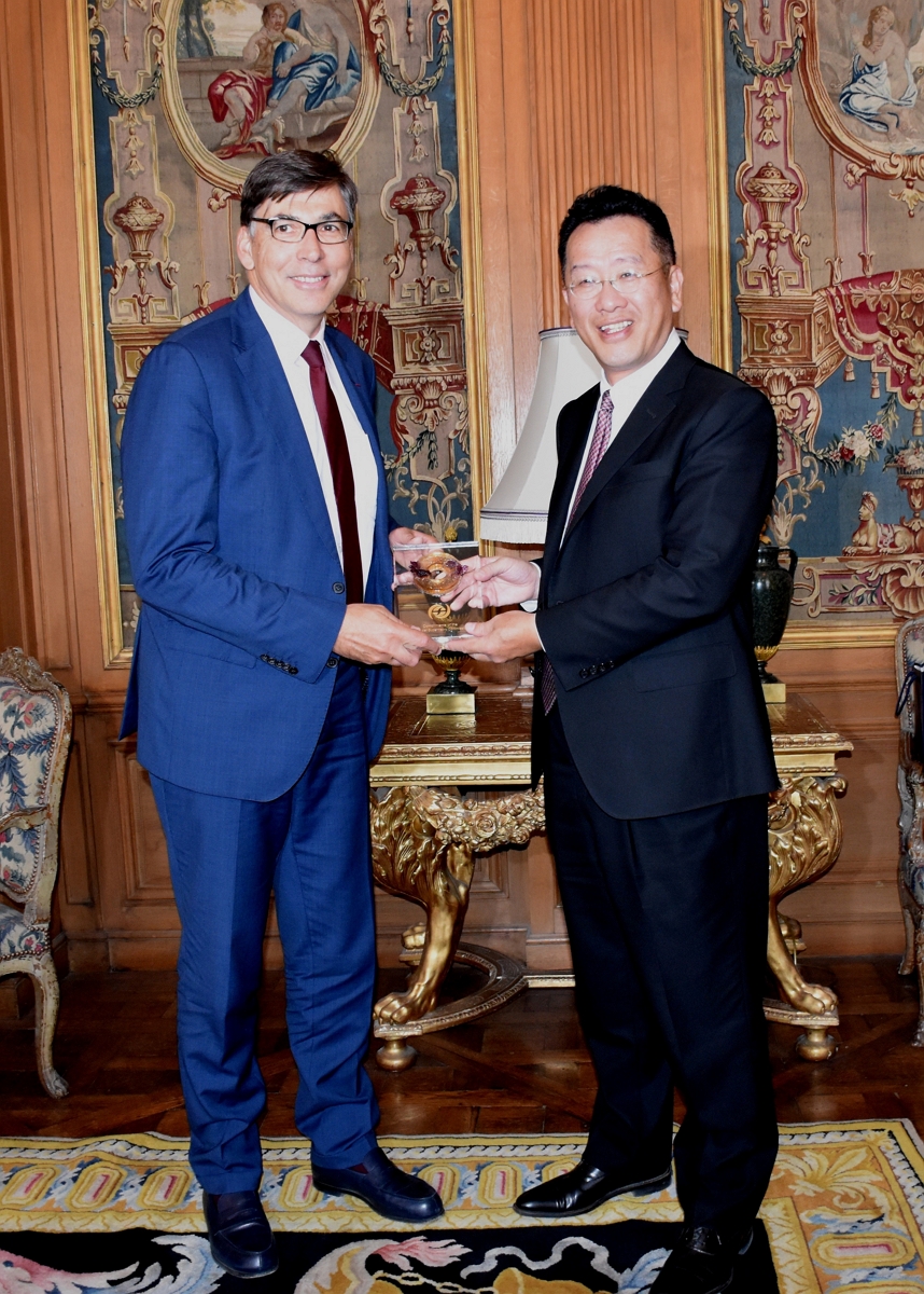 FSC Chairman Wellington L. Koo and Mr. Denis Beau, First Deputy Governor of the Banque de France and Chairman of the ACPR, signed the FinTech Cooperation Agreement between the FSC and the ACPR on July 9th, 2019.