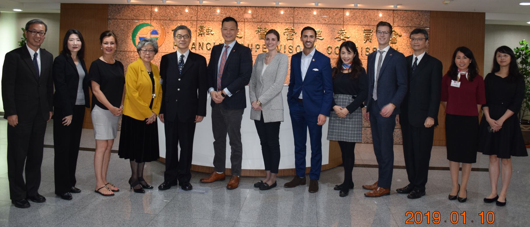 The delegation of Legislative Assembly of Ontario, Canada, was warmly received by FSC Vice Chairman Thomas Huang on January 10, 2019. The two sides broadly exchanged views on FinTech and cyber security issues.