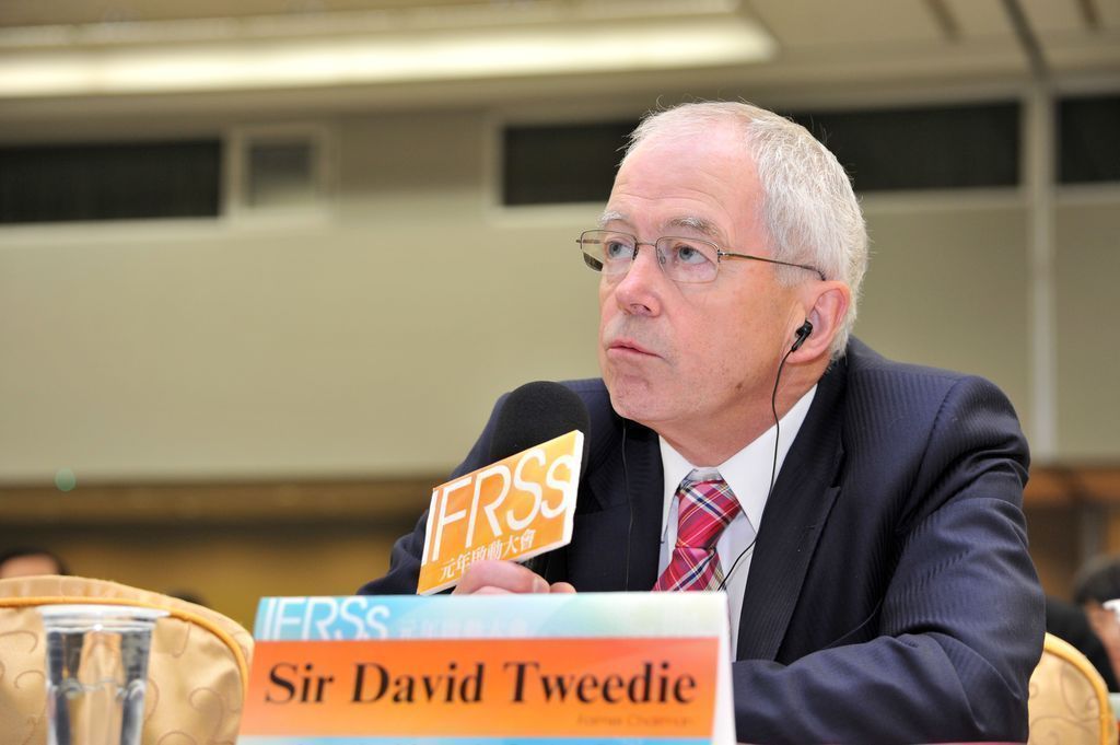 Sir David Tweedie, ex-chairman of the International Accounting Standards Board (IASB)